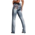 thumbnail image 5 of ROAD MARKINGS Women's Jeans with Decorative Back Pockets, Light Blue Wash, Contrast Stitching (US, Alpha, Large, Regular, Regular, Light Blue), 5 of 5