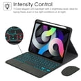 thumbnail image 4 of Case for iPad Air4 (10.9英寸)- Multiple Angle Viewing Folio Stand Cover with Pencil Holder，With Touch Keyboard and Bluetooth Mouse, 4 of 8