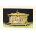 thumbnail image 2 of John Charles Robinson 18x14 Gold Ornate Wood Frame and Double Matted Museum Art Print Titled - Casket in Oxydised Silver (1858), 2 of 4