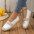 thumbnail image 6 of Sngxgn Flats Shoes for Women, Ballet Flats Shoes with Comfortable , Soft Slip on Dressy Shoes for Casual(White,41), 6 of 8