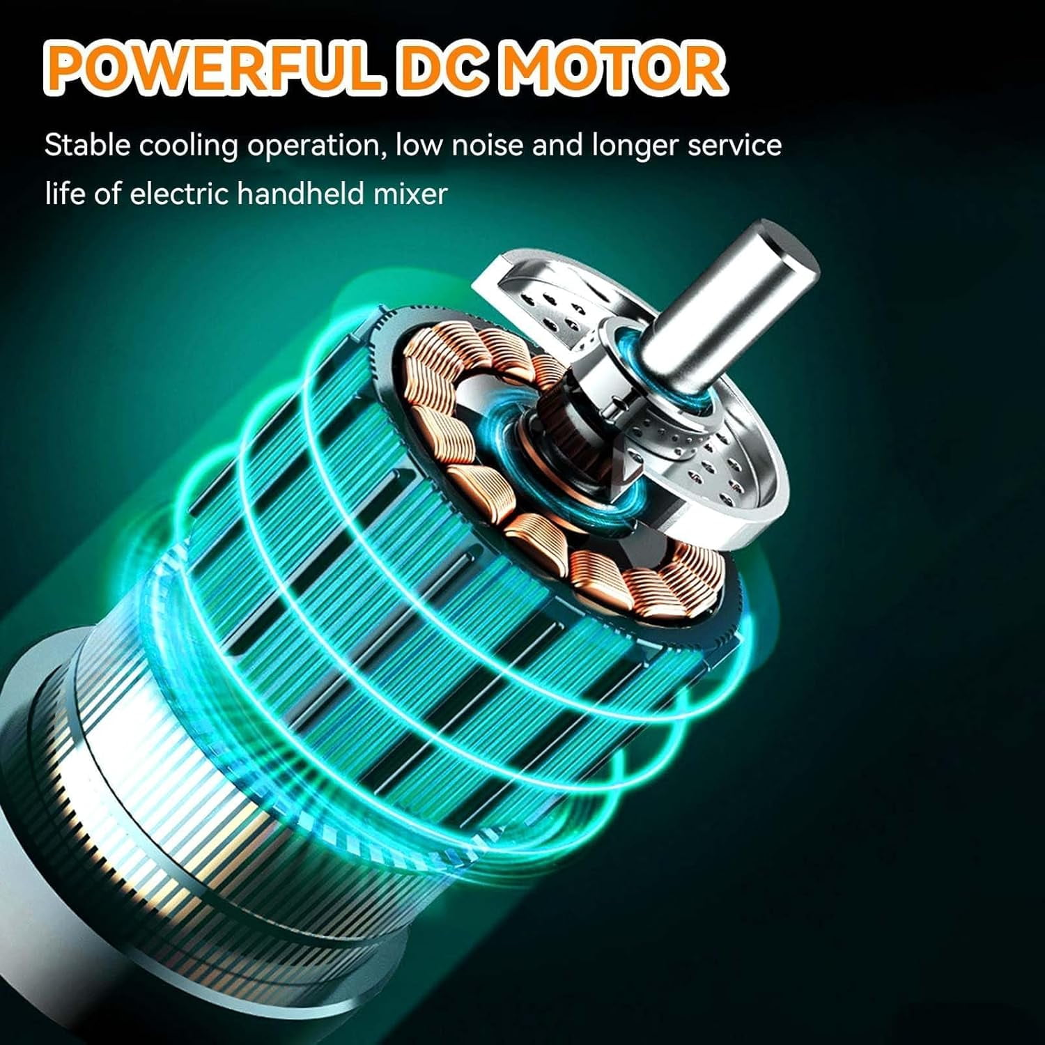 Cordless Hand Mixer, Handheld Egg Beater Electric Handheld 4 Speed Adjustable Mini Hand Mixer Electric Mixer, USB Charing, 1500mAh(White)
