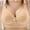 Beige, variant on Bras for Women Wireless Breathable Underwear for Home Push Up Support Bra, 40B, Purple
