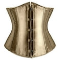 thumbnail image 3 of KHONTS,Women's Lace up Boned Underbust Waist Trainer Corsets Beige XXXXXL, 3 of 3