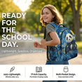 thumbnail image 4 of Yuyamidu Starry Night Panda Kids Backpack Set 4Pcs for 6-8 8-10 10-12 Girls Boys Elementary School Bookbag with Lunch Box Pencil Case Water Bottle Bag Travel Rucksack, 4 of 7