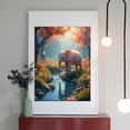 thumbnail image 2 of Diamond Art Kit for Adults, Elephant Nature Stream Flower Trees Diamond Painting for Adults Beginners, DIY Diamond Art Painting Kits, 5D Diamond Painting Crafts for Home Decor 12x16 Frameless, 2 of 7