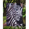 thumbnail image 3 of Carolines Treasures JMK1198GF Zebra Head Flag Garden Size, 3 of 3