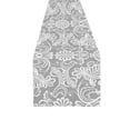 thumbnail image 4 of MKHERT white floral gray Table Runner for Kitchen Wedding Party Home Decor 16x72 inch, 4 of 4