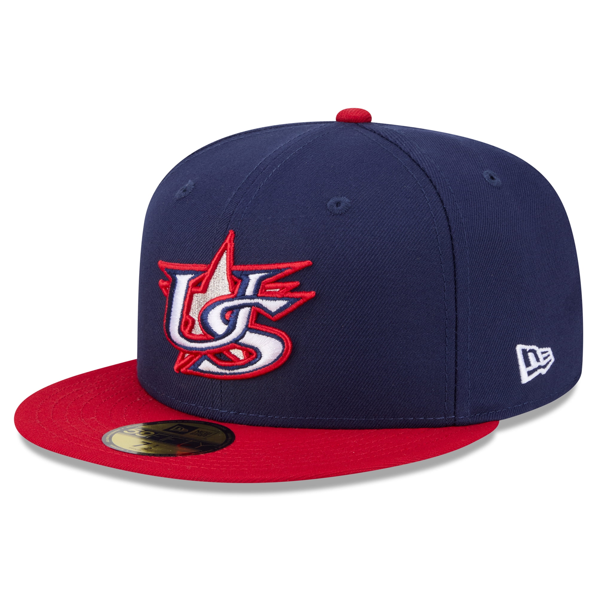 Men's New Era  Navy/Red USA Baseball 2026 World Baseball Classic 59FIFTY Fitted Hat