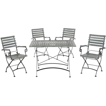 Safavieh Lawndale Outdoor Contemporary 5 Piece Dining Set