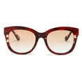 thumbnail image 5 of 4 Pairs of Women Anti-blue Light Red Tortoiseshell Bifocal Reading Glasses 2.5 Tinted Brown Oversized Square Readers +2.50 strength, 5 of 7