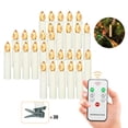 thumbnail image 1 of Amdohai 30 PCS Flameless Candles with Remote Control Realistic Warm White, 1 of 7