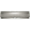 thumbnail image 3 of Titanium Brushed Center 6mm Ridged Edge Band (Size 7.5) Made In China tb166-7.5, 3 of 5