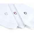 thumbnail image 2 of 3-Piece Pure Cotton Initial Letter Embroidered Handkerchiefs, C, 2 of 7
