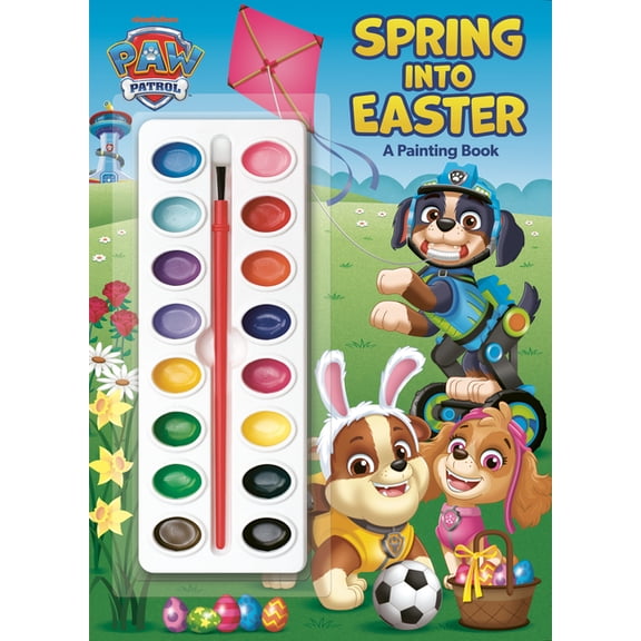 Spring Into Easter: A Painting Book (Paw Patrol), (Paperback)