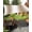 Khaki white, variant on Outdoor Sun Shade Sail 6.5'x10', Dark Green Patio Beach Shade Canopy Cloth Waterproof, Modern Gradient Vertical Stripes Geometric TearResistant & UV Protection Sun Sail for Backyard Garden Deck