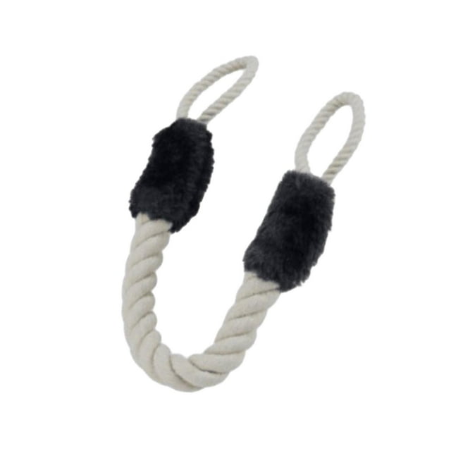 Cuerda para tirar de la manija de la puerta, topes con correas antipellizcos, tapón de bloqueo para puertas, protector de dedos para sala de estar, negro