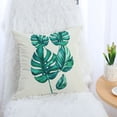 thumbnail image 2 of Unique Bargains Leaves Decorative Throw Pillow Cover #5 18" x 18" 1 Pack, 2 of 7