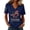 #275Navy, variant on 250 Anniversary USA V Neck Shirt for Women 250th Birthday Patriotic American Flag T-Shirt