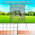 thumbnail image 4 of KFFKFF Filet d'Entraînement de Baseball, Filet Durable pour Frapper et Lancer de Softball, Cage d'Entraînement à Installation Facile avec Sac d'Entrée et de Voyage, Maille PE Robuste, 70 Pieds (Filet Seulement), 4 of 9