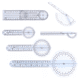 thumbnail image 1 of Kit De Goniómetros De Fisioterapia Herramientas Médicas 6 pcs, 1 of 4