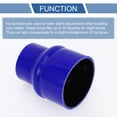thumbnail image 4 of 1 Pcs 102mm-76mm/ 4.02''- 2.99'' ID 127mm/ Manguera de silicona para automóvil negra y azul, manguera de bulto, manguera de refrigerante universal, 4 of 7