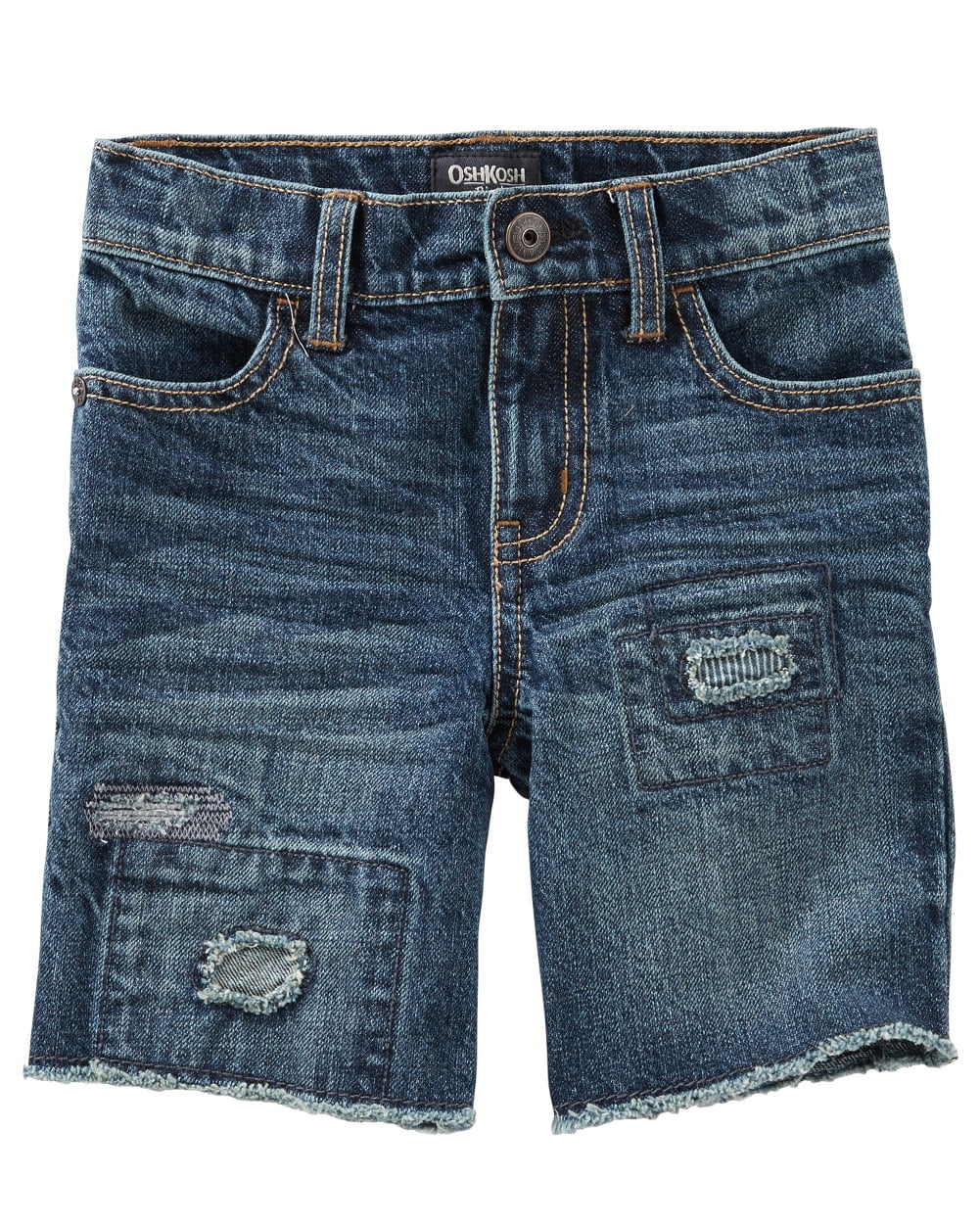 OshKosh BGosh Baby Boys Grey Anchor Shorts