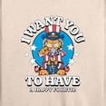 thumbnail image 3 of Garfield - Want You To Have A Happy Fourth - Women's Lightweight French Terry Long Sleeve Shirt, 3 of 5