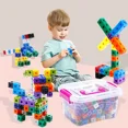 thumbnail image 2 of Juguetes educativos de montaje para niños, bloques mágicos de cubo, material didáctico de matemáticas, desarrollo de la inteligencia para niños de 3 a 6 años, 2 of 5