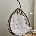 thumbnail image 6 of SHANNA Swing Chair Cushion Hanging Basket Seat Cushion Pillow, Egg Chair Back Cushions Pads for Indoor and Outdoor Garden, Light Grey, 6 of 9