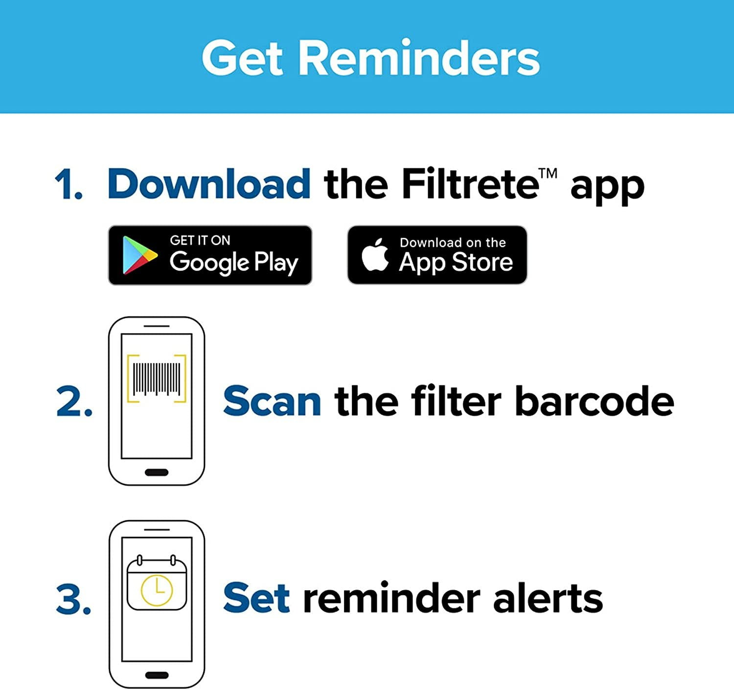 Filtrete 20x20x1 Air Filter, MPR 2800, MERV 14, Healthy Living Ultrafine Particle Reduction 3-Month Pleated 1-Inch Air Filters, 2 Filters
