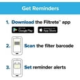 thumbnail image 6 of filtrete 20x20x1, ac furnace air filter, mpr 2800, healthy living ultrafine particle reduction, 2-pack, 6 of 8