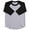Gray/black, variant on Ma Croix Kids Plain Raglan Baseball T-Shirt with 3/4 Sleeve Little League