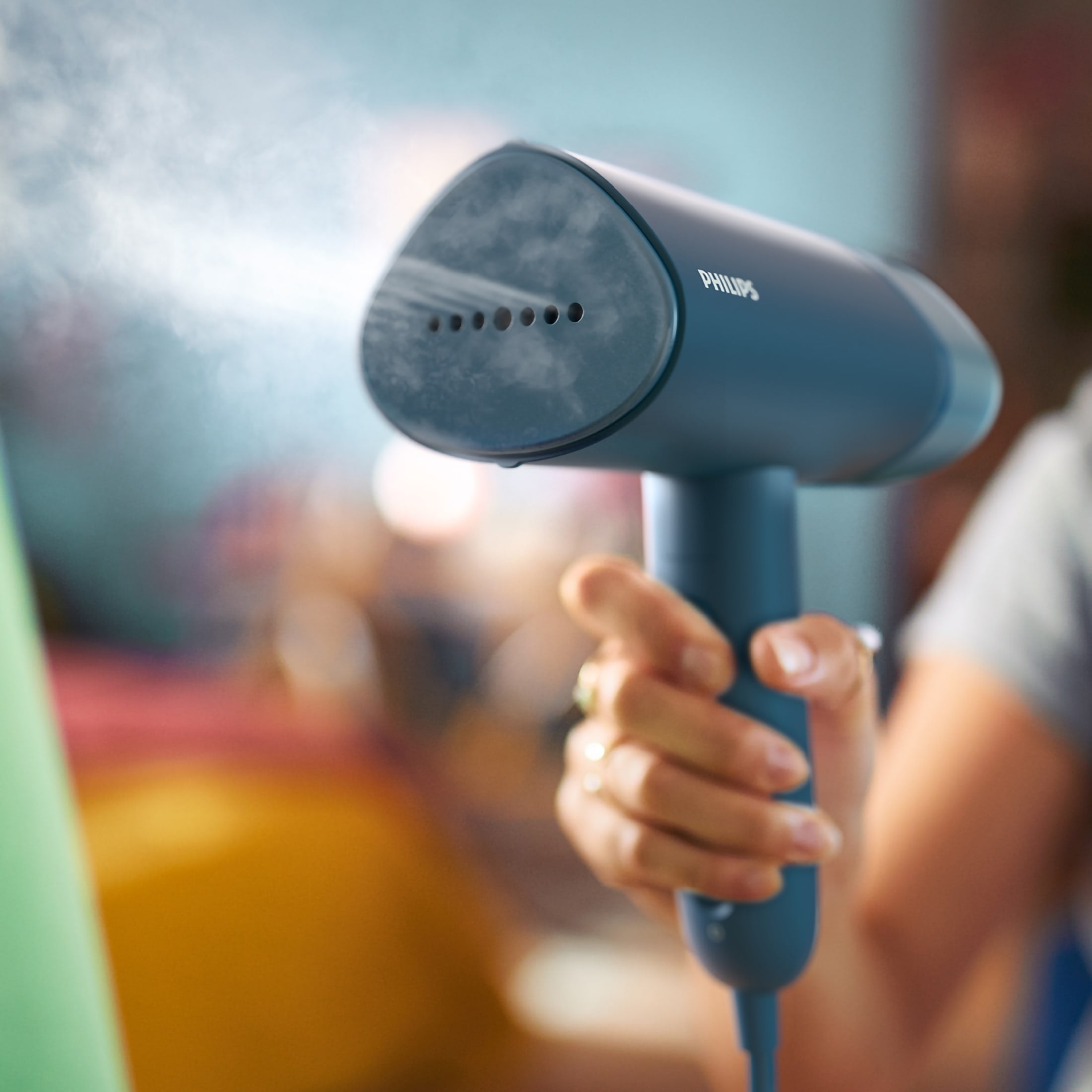 Philips Handheld Garment Steamer, Blue