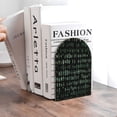 thumbnail image 6 of Lsque Hieroglyphic Symbols Printed Wood Bookends,Non-Skid Bookend for Shelves,Heavy Duty Support Bookends,Non-Slip Foam Pads for Office, Home, and Library,1 Pair, 6 of 8