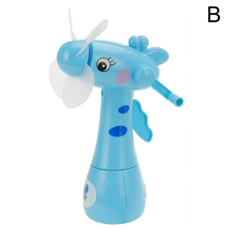 

Mini Fan with Water Spray Hand Operated Kids Mini Fan Cool Blower Spray Air X5I8