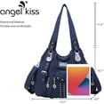thumbnail image 2 of Angel Kiss for Women Large capacity Vegan Leather wallet and Handbags Crossbody Purses Multi pocket shoulder bag, 2 of 5