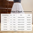 thumbnail image 3 of ITSAME Long Skirt for Girls, High Waist Comfortable Fit Tiered Ruffled Lightweight Trendy Leisure Skirt White 12-13T, 3 of 9