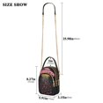 thumbnail image 2 of FORMRS Crossbody Bag for Women Quilted Travel Shoulder Cell Phone Purse with Chain Strap Handbag, UFO with Hearts Pattern, 2 of 7