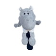 thumbnail image 1 of Funda de animales para cabeza de Golf, cubierta de felpa de madera para cabeza de Golf, suministros novedosos, protección de manga para entrenamiento hipopótamo gris, 1 of 8