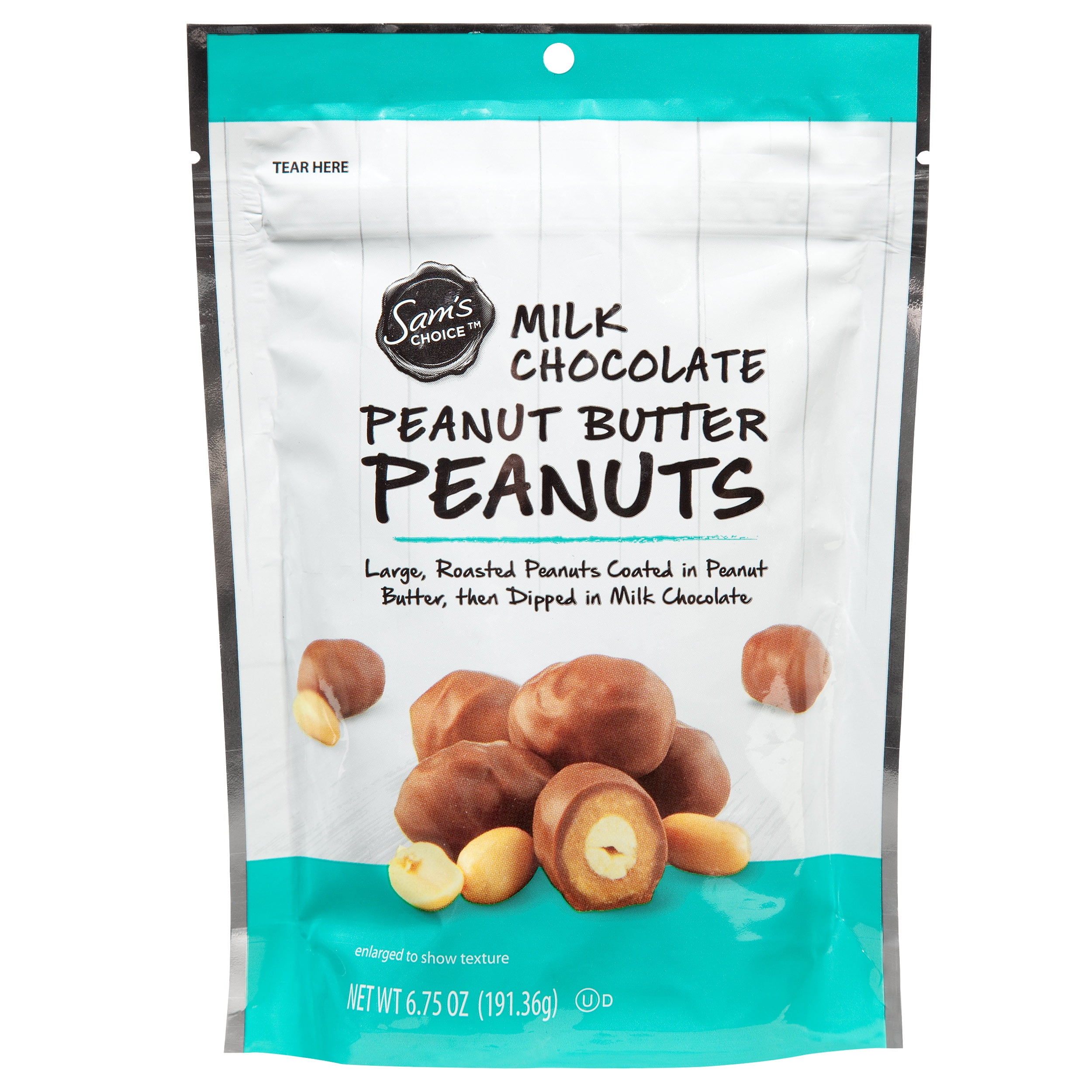Sam's Choice Milk Chocolate Peanut Butter Double Dipped Peanuts, 6.75 Oz.
