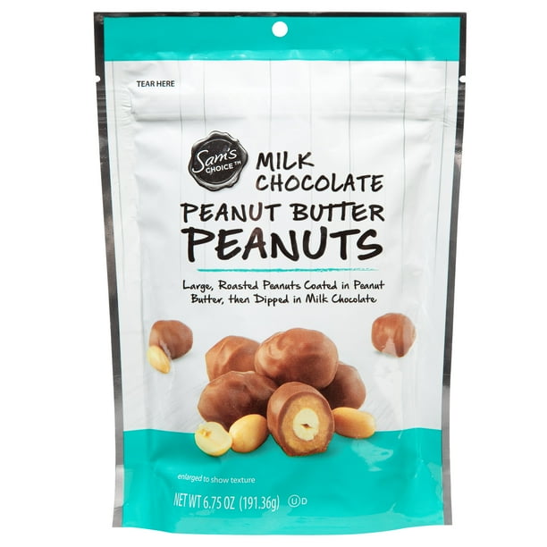 Sam's Choice Milk Chocolate Peanut Butter Double Dipped Peanuts, 6.75 Oz.