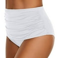 thumbnail image 3 of asdoklhq Swim Pants for Women Plus Size,High Waisted Swim Bottom Ruched Bikini Tankini Swimsuit Briefs, 3 of 6