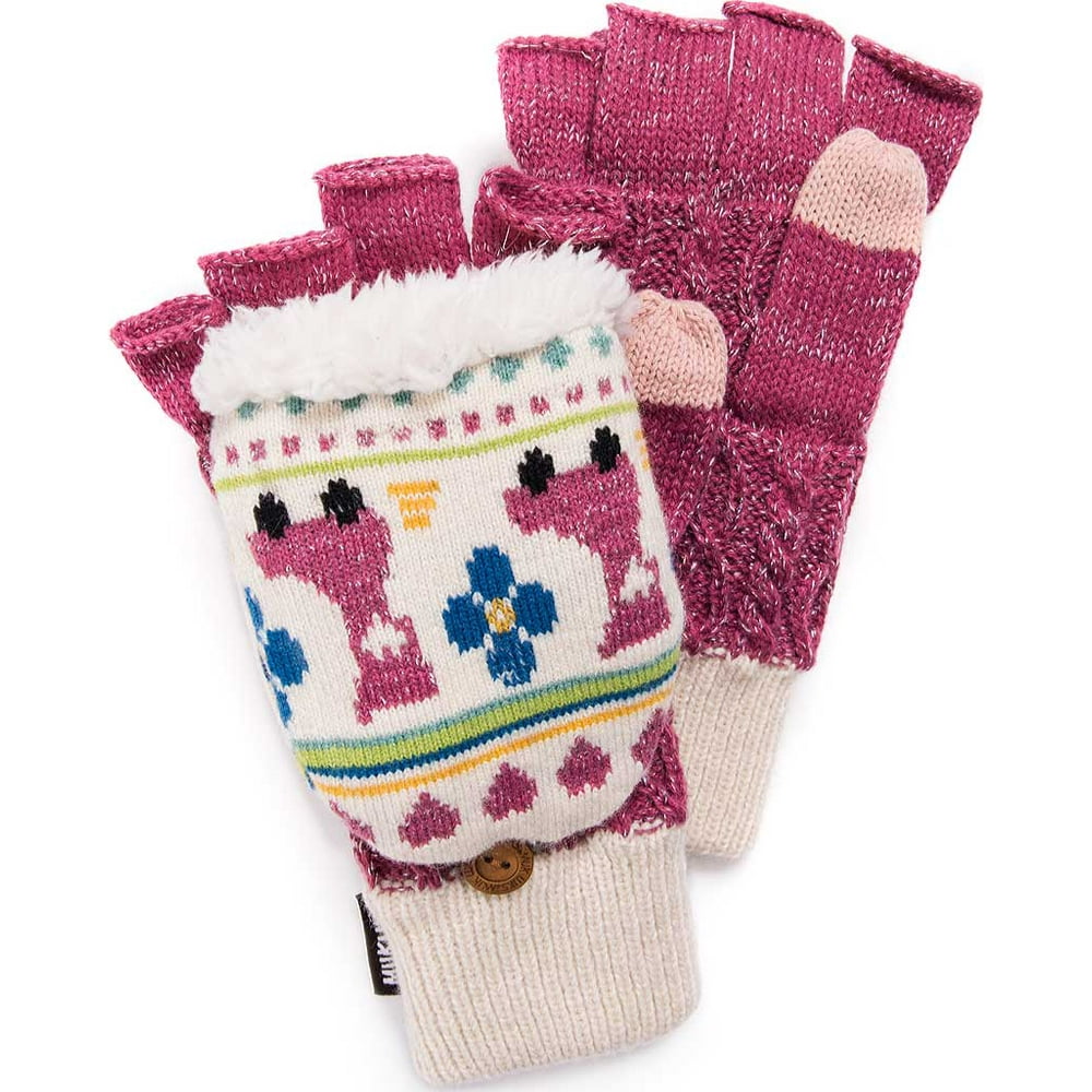 Muk Luks Women's Fingerless Flip Mitten
