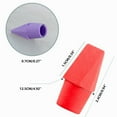 thumbnail image 3 of Vikakiooze Pencil Cap Eraser Student Pencil Replacement Pencil Cap Pencil Eraser 50pc, 3 of 8