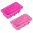 thumbnail image 3 of Cookware sets silicone bread loaf cake mold non stick bakeware baking pan oven rectangle mould, 3 of 5