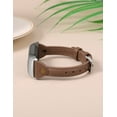thumbnail image 2 of Wearlizer Leather Band Compatible with Charge 5 Bands for Women Men, Slim Leather Watch Strap Replacement Wristband Accessories for Charge 5 Band, 2 of 6