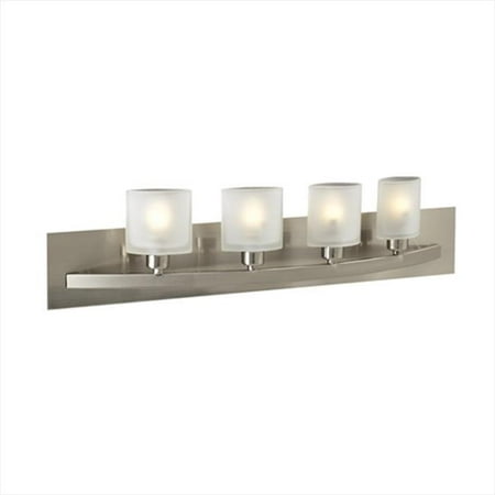 

PLC Lighting 644 SN Wyndham Vanities 4 Light Halogen 120V 50W in Satin Nickel