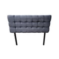 thumbnail image 1 of Cabecera El Bazar Store Linq Gris Oxford Individual Terciopelo Moderna abotonada, 1 of 4