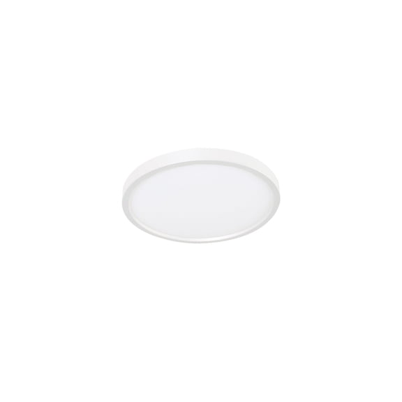 EGRF08LAJD5WH AFX Edge Round - 15W 1 LED Flush Mount-0.75 Inch Tall and 8 Inch Wide-White Finish