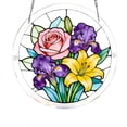 thumbnail image 2 of Acrylic Puzzles Sun Catcher Window Hanging, Colorful Jigsaw Sun Catcher Kit for Adults, Stained Glass Acrylic Puzzle Decoration for Women Mom Birthday Gift, Home Garden Decor, 2 of 6